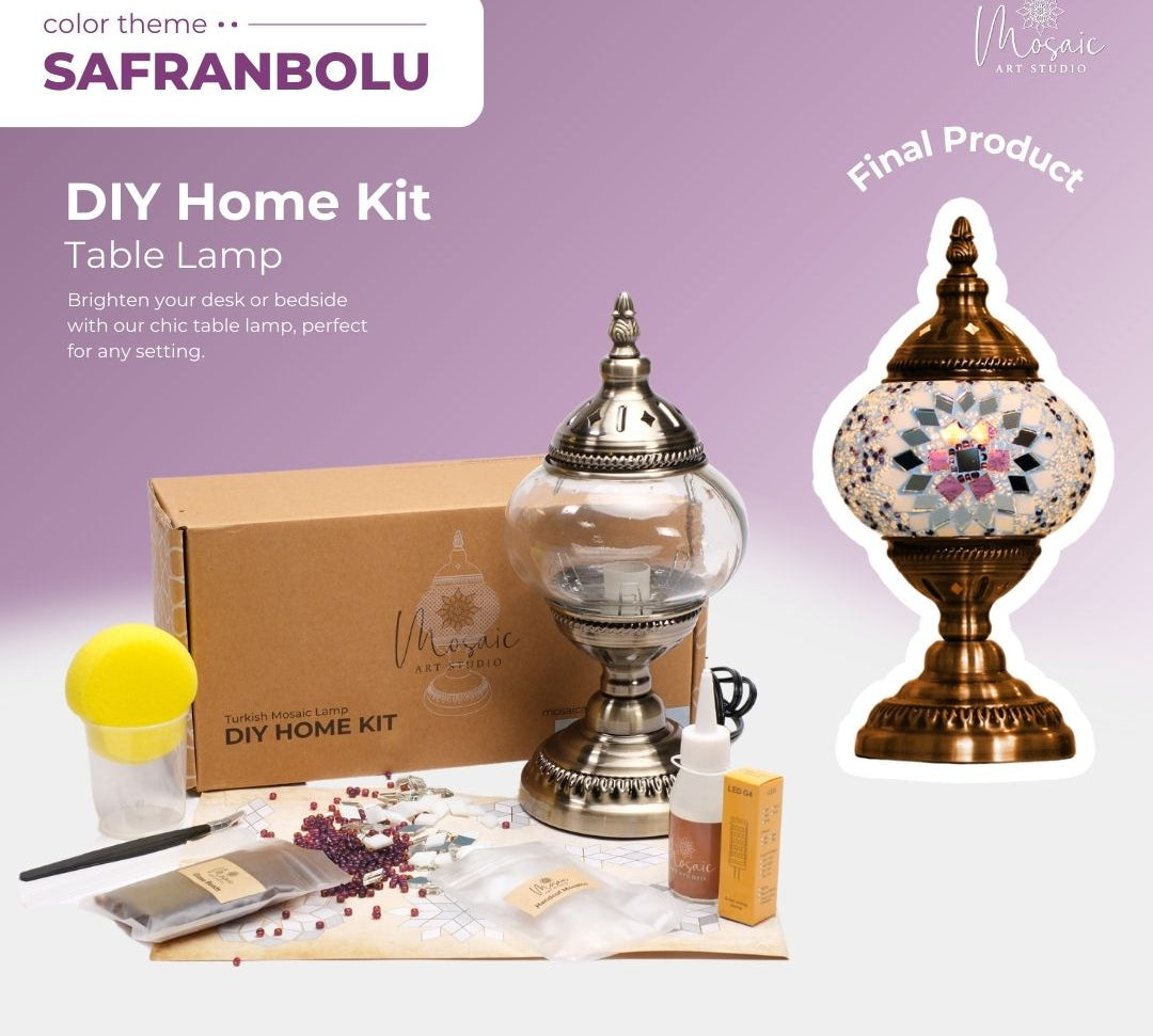 Mosaic Lamp DIY Home Kit