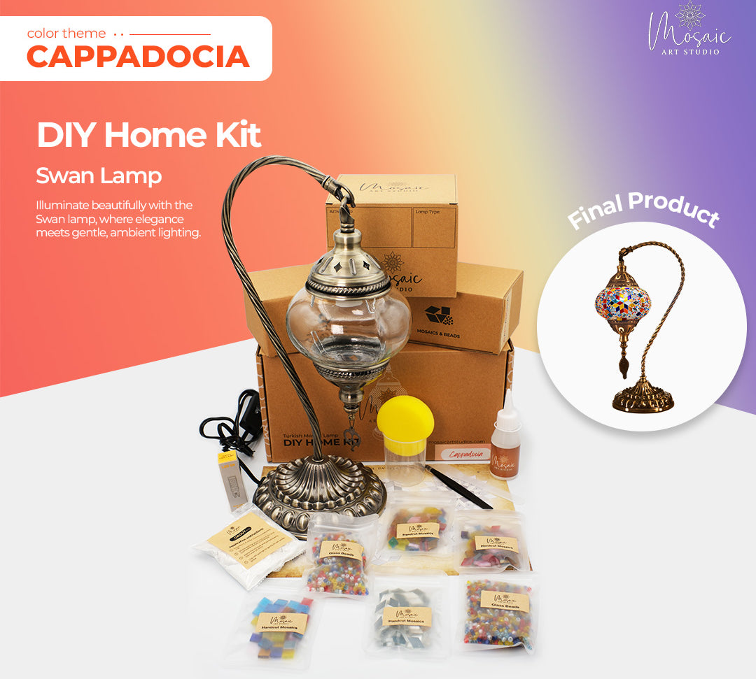 CAPPADOCIA Color Theme Turkish Mosaic Lamp DIY Home Kit