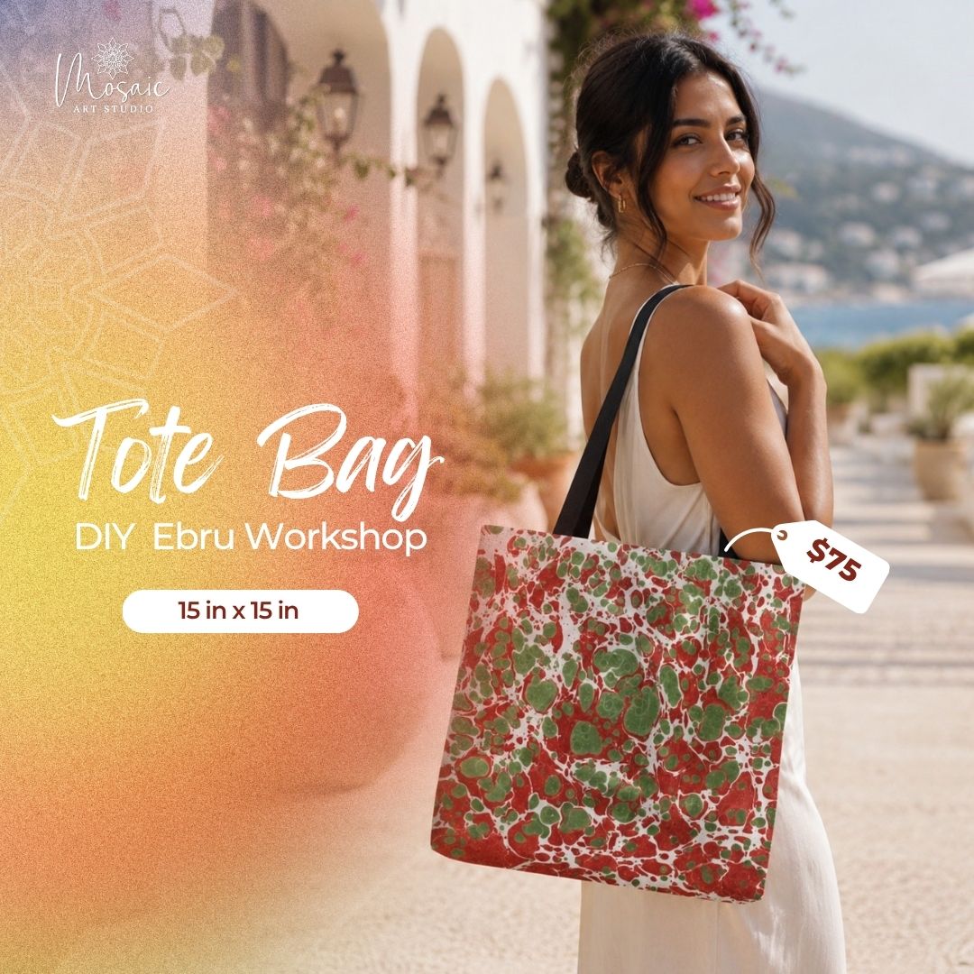 DIY Ebru Workshop - Tote Bag