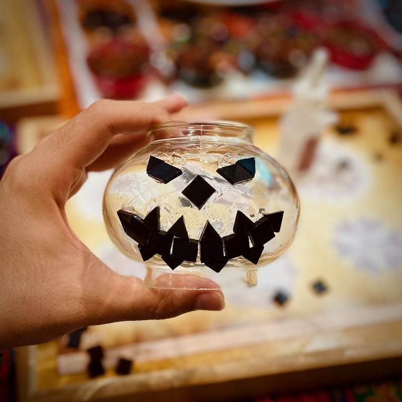 Step 2: Place the black glass