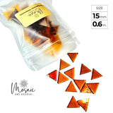 Hand-cut Mosaics - TRIANGLE Shape