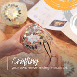 Mosaic Candle Holder DIY Home Kit "COTTON CASTLE"