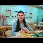 Mosaic Art Studio instructor explains what happens in a Turkish mosaic workshop, with subtitles