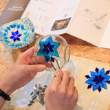 Mosaic Candle Holder DIY Home Kit "AEGEAN"