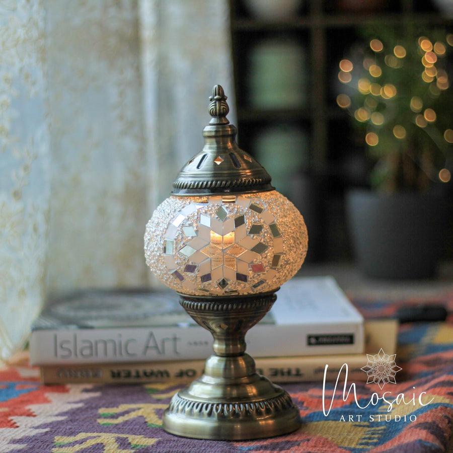"COTTON CASTLE" Turkish Mosaic Lamp DIY Home Kit - Mosaic Art Studio US